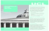 OCCUPATIONAL HEALTH Occupational Health Service · The Occupational Health Service at UCL offers professional, confidential and objective advice about health, safety and well-being,