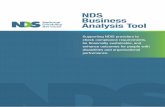 NDS Business Analysis Tool · 2019-07-01 · 2 ational Disability ervices 2019 NDS Business Analysis Tool Disclaimer: National Disability Services Limited (NDS) believes that the