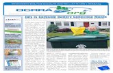 July is Curbside Battery Collection Month - OCRRA...post at home and why you should do it. ProPane tanks.....PG 3 Rhoda gasses about proper reuse and recycling of propane tanks, big