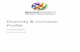 Diversity & Inclusion Profile...The SPECTRA Profile also assesses respect for others. When employees display openness and non-judgmental behavior it demonstrates that they value the