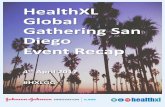 HealthXL Global Gathering San Diego Event Recap · 2017-04-08 · Welcome from HealthXL Martin Kelly - CEO of HealthXL Alexander Grunewald –Head of Innovation at Johnson & Johnson