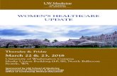 WOMEN’S HEALTHCARE UPDATE - uw.cloud-cme.com paginated.pdf · Department of Obstetrics & Gynecology Office of Continuing Medical Education WOMEN’S HEALTHCARE UPDATE. TARGET AUDIENCE