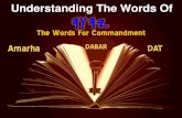 The Words For Commandment - YAHUAH'S OASIS · 2015-08-08 · Mish, F. C. (2003). Preface. Merriam-Websters collegiate dictionary. (Eleventh ed.). Springfield, MA: Merriam-Webster,