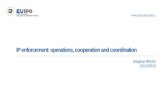 IP enforcement: operations, cooperation and coordination · 2019-12-23 · Coordinating customs mutual assistance (investigations and information exchange on infringements of customs