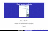 Qualitative Analysis - [scale=.5]kvali2anlcd.elte.hu/szalai/pdf/qualitative_analysis4.pdf · Cations (Group I-III) The cations of Group I can be precipitated as sul des from acidic