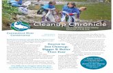 Cleanup Chronicle - Connecticut River...LOWER WATERS Connecticut River Cleanup is a Family Tradition Kelly Loomis spent the summer collecting water samples as a water quality volunteer