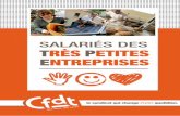 SALARIÉS DES TRÈS PETITES ENTREPRISES · 2016-08-30 · Dans une entreprise de neuf salariés, fournisseur en solutions d’électronique industrielle situé à Vrigne-aux-Bois