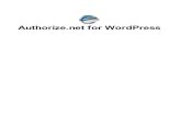 Authorize.net for WordPress - Daniel Watrous · (2) The checkout and thank you page names are based on the names you give the WordPress pages that you setup for checkout and thank