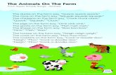 The Animals On The Farm - zsswierzowa.plzsswierzowa.pl/wp-content/uploads/2020/05/lyrics-poster...The Animals On The Farm From Super Simple Songs - Animals The ducks on the farm say,