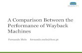 A Comparison Between the Performance of Wayback Machinessobre.arquivo.pt/wp-content/uploads/a-comparison-between... · 2018-12-28 · What is a Wayback Machine? Software Component