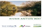 A walking guide to RIVER ANTON WAY...The River Anton way - A brief History Charlton lakes and anton lakes Local nature reserve Andover town Rooksbury mill local nature reserve Parish