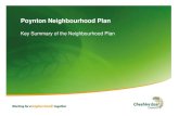 Poynton Neighbourhood Plan Summary · The Vision for Poynton Neighbourhood Plan: Over the next 15 to 20 years Poynton will evolve and develop in a way that respects and reflects the
