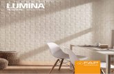LUMINA - Tile X Design 2.pdfLumina perfila nuevos contornos y combina el blanco más puro y luminoso con el Beige y el Grey; dos tonalidades suaves y delicadas que revisten las modernas