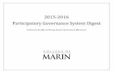 2015-2016 Participatory Governance System Governance System Digest.pdf The Participatory Governance System (PGS) Governance Digest, published by the Office of Planning, Research, and
