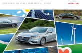 2018 NORTH AMERICAN ENVIRONMENTAL REPORT...The Honda North American Environmental Report (NAER) has adopted a new approach in 2018, making the report more data-driven, and focusing