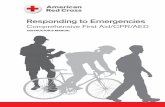 Responding to Emergencies - American Red Cross ... Comprehensive First Aid/CPR/AED Responding to Emergencies Comprehensive First Aid/CPR/AED instructor’s MAnuAL Responding to Emergencies