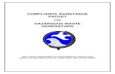 COMPLIANCE ASSISTANCE PACKET · Compliance Assistance Packet, NJDEP, Hazardous Waste Compliance & Enforcement, Section #1: “Field Office Locator Map” Page 1of 1 Bureau of Hazardous