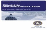 Oklahoma Department of Labor - Oklahoma State Auditor and ... Reports/database... · Locksmith industry to the public safety: industry professionals may have access to people’s