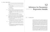 Inference for Parametric Regression Models...394 Chapter 12 Inference for Parametric Regression Models model is defined by the relationship S(x 1 Z) = So[exp(O'Z)xl, for all x. (12.1.1)