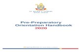 Pre-Preparatory Orientation Handbook 2020€¦ · Orientation Handbook 2020 . ... The Uniform Shop is located adjacent to the Gate 2 entrance to St Hilda’s School, via Cougal Street,