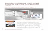 New Swiss competence center for the innovative utilization ... · The Gotthard Base Tunnel opened in 2016 is the longest tunnel in the world. The Swiss Center of Applied Underground