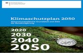 Klimaschutzplan 2050 - Klimaschutzpolitische Grundsätze ... · 4 Der Weg zum treibhausgasneutralen Deutschland . 26 ... schaft völkerrechtlich verbindlich zu dem Ziel, die Erderwärmung