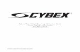 Cybex Free Weight Bent Leg Abdominal Board Owner’s and ...fitnesssuperstore.info/pdfs/Cybex Bent Leg... · Read the Owner’s Manual carefully before assembling, servicing or using