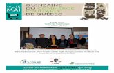 Activity report Quebec Fair Trade Fortnight th Edition- May 2014 · 2017-01-28 · to its structure at organizing committee of the Fair Trade Fortnight. For its 10 th edition, The