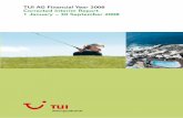 TUI AG Financial Year 2008 Corrected Interim …...Tourism 782 673 + 16.2 622 463 + 34.4 TUI Travel 676 565 + 19.7 482 322 + 49.8 TUI Hotels & Resorts 101 101 - 129 132 - 2.3 Cruises