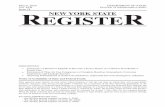 Issue 18 REGISTE NEW YORK STATE Rments to the agency representative whose name and address are printed in the notice of rule making. No special form is required; a handwritten letter