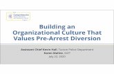 Building an Organizational Culture That Values Pre-Arrest ......What Is Organizational Culture? This can be complex, but think of culture as a set of shared meanings that people in