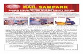Rail Sampark Final - RSCWSJoshi and the Chief Guests Sh SG Mishra GS AIRF, Sh CS Bajwa Divl Secy NRMU & Sh Subhash Sharma VP NRMU. 10 Octogenarian (including 5 in absentia) & 9 Senior