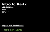 Intro to Railsshaw.al.s3.amazonaws.com/nicar16/nicar16-rails.pdf · OK fine let's install it > gem install rails Fetching: activesupport-4.2.6.gem (100%) Successfully installed activesupport-4.2.6