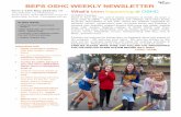 BEPS OSHC WEEKLY NEWSLETTER · soccer, tennis, basketball, soccer, skateboarding with Rus, Indi, & Ross., and lot’s more.. Families are welcome to always give us feedback about