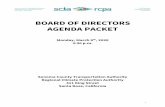 BOARD OF DIRECTORS AGENDA PACKET...Mar 09, 2020  · BOARD OF DIRECTORS AGENDA PACKET Monday, March 9 th, 2020 . 2:30 p.m. Sonoma County Transportation Authority . Regional Climate