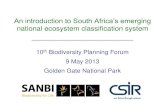 An introduction to South Africa¢â‚¬â„¢s emerging national ... listing threatened ecosystems links to EIA