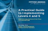 A Practical Guide to Implementing Levels 4 and 5 · the lifecycle Effectiveness of peer reviews, testing Cost achieved/actual (Cost Performance Index – CPI) Schedule achieved/actual