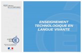 ENSEIGNEMENT TECHNOLOGIQUE EN LANGUE VIVANTEanglais.ac-amiens.fr/IMG/pdf/etlv_-_stmg.pdf · STHR: Une situation technologique du secteur de l’hôtellerieet de la restauration STMG: