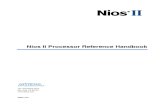 Nios II Processor Reference Handbook - John Loomis · PDF file Introduction This handbook is the primary reference for the Nios® II family of embedded processors. The handbook describes