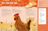 Learning Activity 9 Areas of Learning The Little Red Hen · The Little Red Hen Learning Activity 9 18 Autumn Autumn 19 Further Suggestions • Bake bread with the class (search the