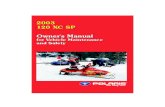 120 XC SP Owner's Manual - cdn.polarisindustries.comcdn.polarisindustries.com/polaris/common/parts... · snowmobile are thoroughly inspected at various intervals. For safe and enjoyable