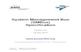 System Management Bus(SMBus)Specificationsmbus.org/specs/SMBus_3_0_20141220.pdf2014/12/20  · System Management Bus (SMBus) Specification Version 3.0 This specification is provided