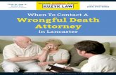 When To Contact A Wrongful Death Attorney · A wrongful death is, quite simply, the death of a person in a manner that could ... The top three causes of death included unintentional