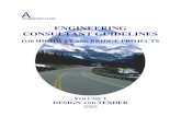 ENGINEERING CONSULTANT GUIDELINES · 1. Engineering Consultant Guidelines for Highway and Bridge Projects – Volume 2 – Construction Contract Administration this document was previously