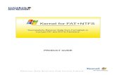 Kernel for FAT and NTFS - · PDF file recovery software that helps you to recover data from lost, deleted, formatted and corrupted FAT and NTFS partitions on Windows 95, Windows 98,