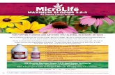 MAXIMUM BLOOMS 3-8-3 - Microlife Fertilizer · All Organic Liquid Fertilizer Rate: 2 oz per gal of water or 9 oz per 1,000 sq ft. Re-apply every 1,2 or 4 weeks. USE MicroLife Maximum