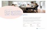 SALES STRATEGY Find and Win New Business with Talent Insights · Build Your Credibility Increase Your Win-rate SALES STRATEGY. Here are five ways to use Talent Insights to have more