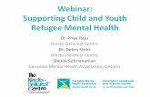 Webinar: Supporting Child and Youth Refugee Mental Health · • LGBT people face higher rates of depression and anxiety, and LGBT youth face approx. 14 times risk of suicide than