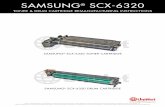 Samsung SCX 6320 Reman eng - Uninet · 2010-11-10 · SAMSUNG SCX-6320 TONER & DRUM CARTRIDGE REMANUFACTURING INSTRUCTIONS First released in November 2004, the Samsung SCX-6320 Engine