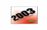 2003 TECHNICAL SEMINAR€¦ · was an extraordinary educational experience that we’re proud to call the ATRA 2003 Technical Seminar. We hope your experience is as rewarding as it
